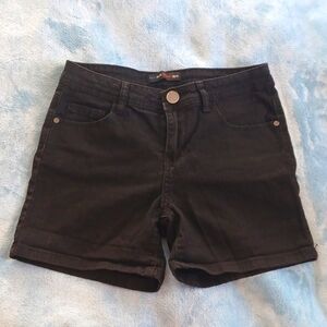 Lightweight Black Denim Shorts Womans Size 3, Waist 26